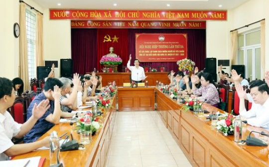 Vĩnh Phúc: Chốt danh sách ứng cử đại biểu Quốc hội và đại biểu HĐND tỉnh