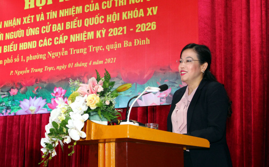 100% cử tri tín nhiệm giới thiệu đồng chí Nguyễn Thanh Hải ứng cử đại biểu Quốc hội