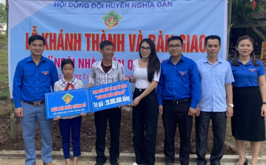 Huyện đoàn Nghĩa Đàn: Ý nghĩa nhân văn từ “Ngôi nhà khăn quàng Đỏ”