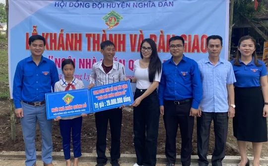 Huyện đoàn Nghĩa Đàn: Ý nghĩa nhân văn từ “Ngôi nhà khăn quàng Đỏ”