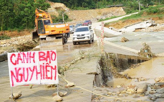 Ban Chỉ huy Phòng chống thiên tai - Tìm kiếm cứu nạn tỉnh Thái Nguyên: Khẩn trương khắc phục hậu quả trận lũ ống 