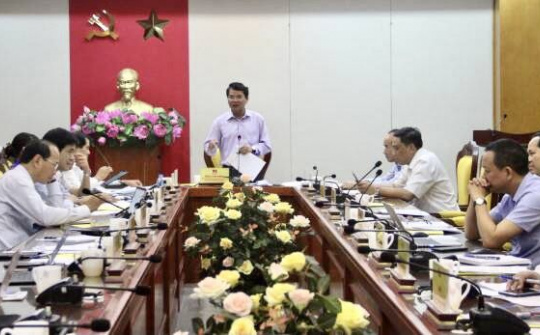 Lào Cai: Thường trực Tỉnh ủy làm việc với Sở Y tế