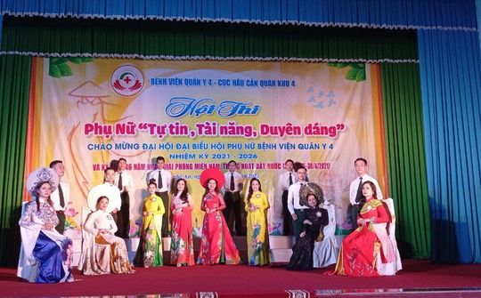 Bệnh viện Quân y 4 chào mừng đại hội phụ nữ cơ sở nhiệm kỳ 2021 - 2026