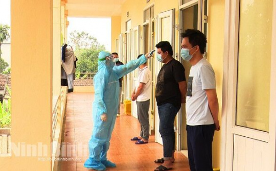 Ninh Bình: Không còn trường hợp cách ly COVID-19 tại cơ sở y tế