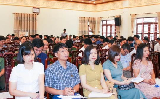 Giao Thuỷ tập huấn công tác phát ngôn, cung cấp thông tin cho báo chí và bảo vệ bí mật Nhà nước