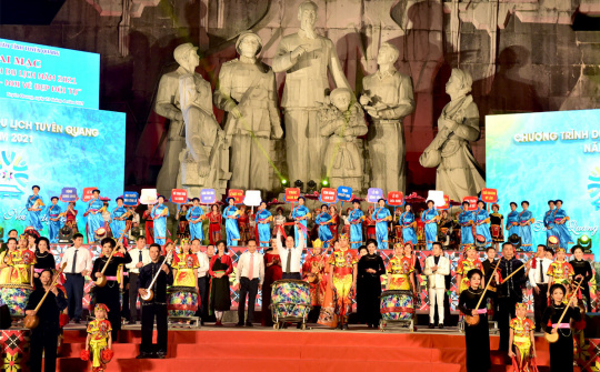 Khai mạc Chương trình Du lịch năm 2021 “Tuyên Quang - Nơi vẻ đẹp hội tụ”