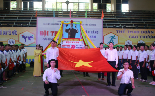 Đắk Nông: Khai mạc Hội thao ngành Ngân hàng năm 2021