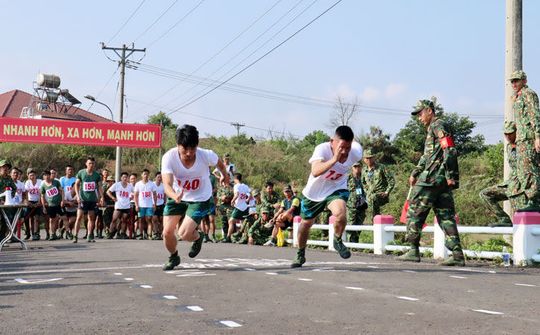 Lâm Đồng: Khai mạc hội thao, hội thi lực lượng vũ trang