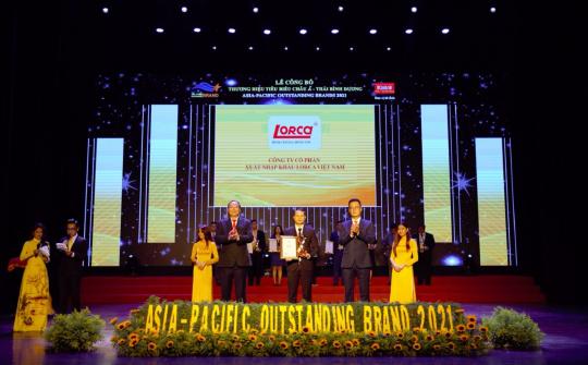 Lorca: Top 10 “Thương hiệu tiêu biểu Châu Á - Thái Bình Dương”