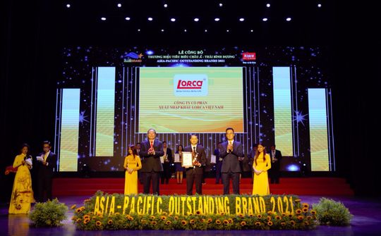 Lorca: Top 10 “Thương hiệu tiêu biểu Châu Á - Thái Bình Dương”