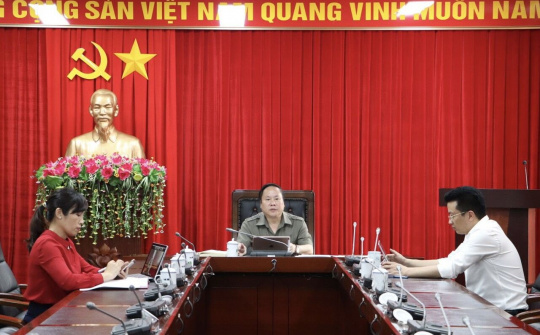 Lai Châu: Họp Ban Chỉ đạo phòng, chống dịch bệnh Covid-19 tỉnh