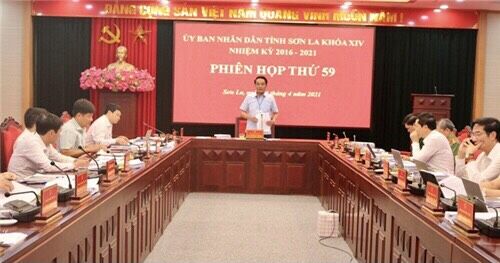 Ủy ban nhân dân tỉnh Sơn La họp phiên họp thường kỳ tháng 4 năm 2021