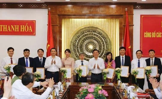 Thanh Hóa: Ban Thường vụ Tỉnh ủy Công bố quyết định về công tác cán bộ
