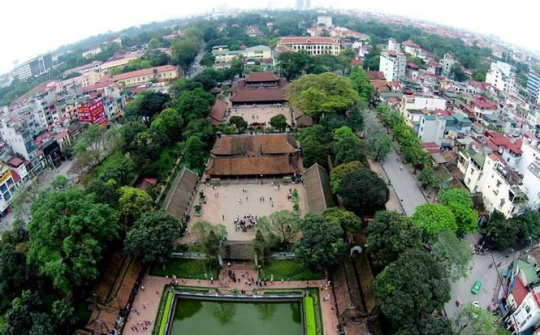 Nghiên cứu tổ chức không gian văn hóa, tuyến phố đi bộ quanh Văn Miếu - Quốc Tử Giám