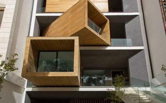 Dinh thự tự xoay thay đổi mặt tiền theo mùa, thích nghi với thời tiết