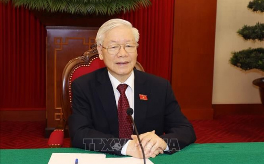 Tổng Bí thư Nguyễn Phú Trọng điện đàm với Tổng thống Liên bang Nga Putin