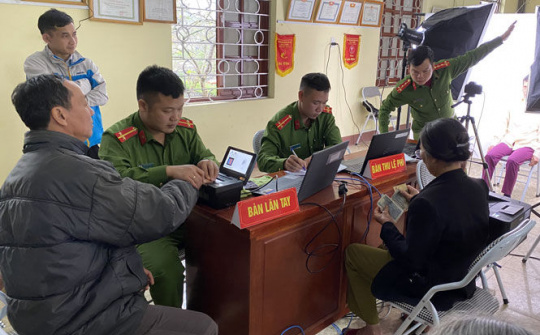 Huyện Võ Nhai, Thái Nguyên: Nhiều giải pháp đẩy nhanh tiến độ làm căn cước công dân