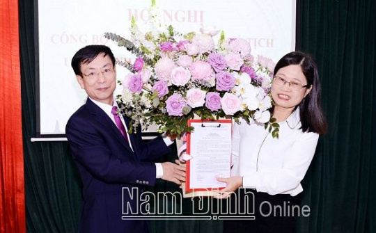 Nam Định có tân Giám đốc Sở Công Thương