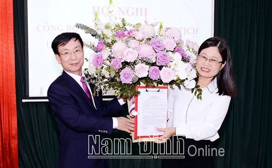 Nam Định có tân Giám đốc Sở Công Thương