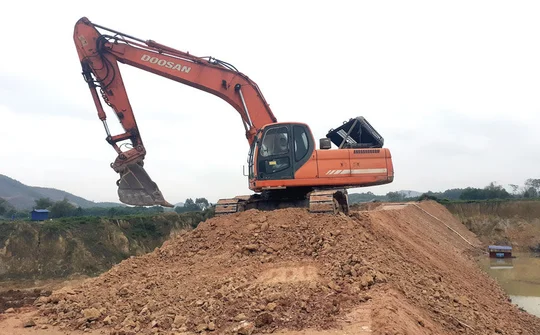 Công ty CP Đầu tư và Xây dựng Hiếu Trường Thái Nguyên: Khắc phục sạt, lở kênh mương do khai thác khoáng sản