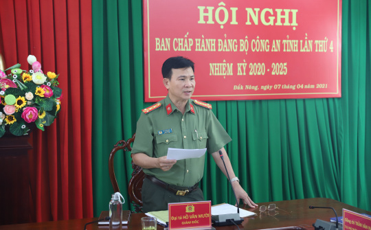 Công an Đắk Nông: Đánh giá công tác quý l và triển khai nhiệm vụ quý ll