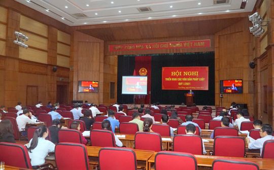 UBND tỉnh Cao Bằng tổ chức hội nghị trực tuyến triển khai các văn bản pháp luật quý I