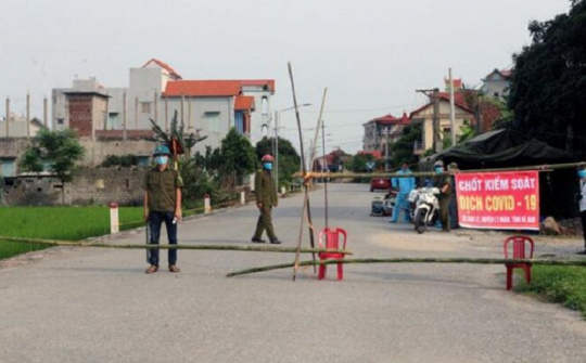 Hà Nam: Cách ly xã hội đối với xã Đạo Lý, huyện Lý Nhân 