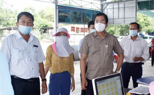 Ninh Thuận: Tăng cường kiểm tra công tác phòng, chống dịch COVID-19