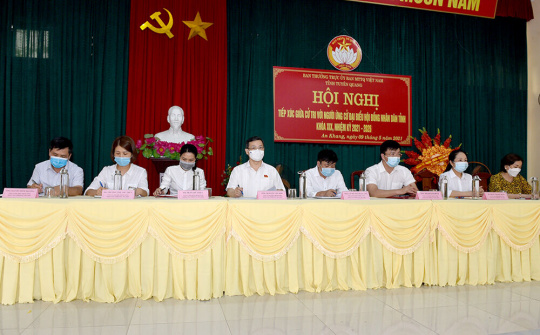 Tuyên Quang: Ứng cử viên đại biểu HĐND tỉnh khóa XIX tiếp xúc cử tri