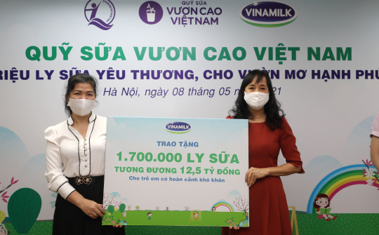 Món quà ý nghĩa của Vinamilk & Quỹ sữa Vươn cao Việt Nam dành cho trẻ em khó khăn giữa dịch Covid