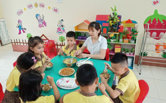 Trường mầm non Triệu Thành: Nâng cao chất lượng gắn với xây dựng thương hiệu