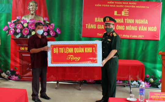 Thái Nguyên: Hỗ trợ xây dựng nhà tình nghĩa cho gia đình chính sách