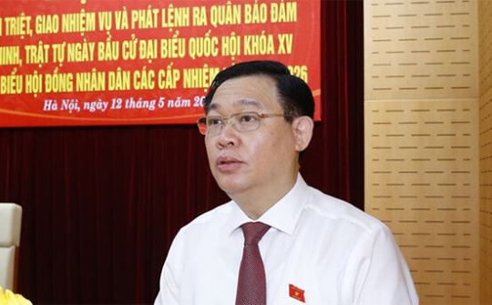 Hội nghị trực tuyến phát lệnh ra quân bảo đảm an ninh, trật tự Ngày bầu cử