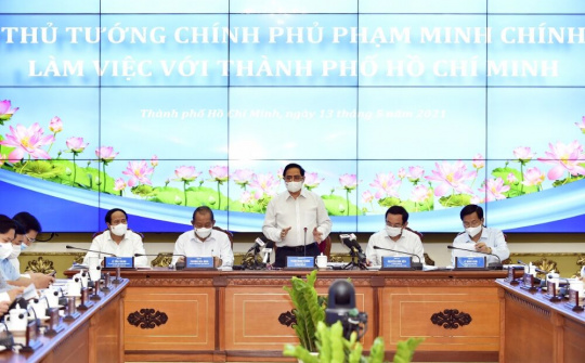 Thủ tướng Phạm Minh Chính làm việc với Thành phố Hồ Chí Minh