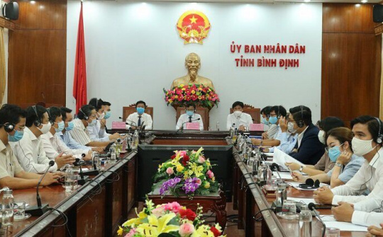 Bình Định: Hội thảo trực tuyến xúc tiến đầu tư Hoa Kỳ 