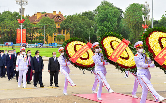 Lãnh đạo Đảng, Nhà nước vào Lăng viếng Chủ tịch Hồ Chí Minh
