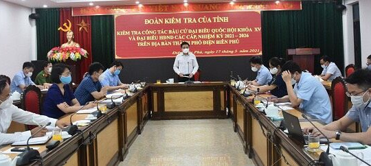 Điện Biên: Bí thư Tỉnh ủy Nguyễn Văn Thắng kiểm tra công tác chuẩn bị bầu cử tại TP.Điện Biên Phủ