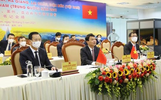 Hội nghị trực tuyến 4 tỉnh biên giới của Việt Nam với tỉnh Vân Nam (Trung Quốc)