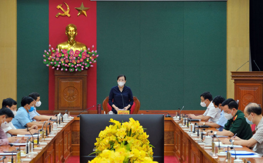 Thái Nguyên phòng, chống Covid-19: Những người đứng đầu cấp ủy phải nêu cao tinh thần trách nhiệm