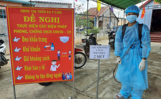 Đắk Nông: Chú trọng công tác phòng chống dịch Covid-19 trong bầu cử