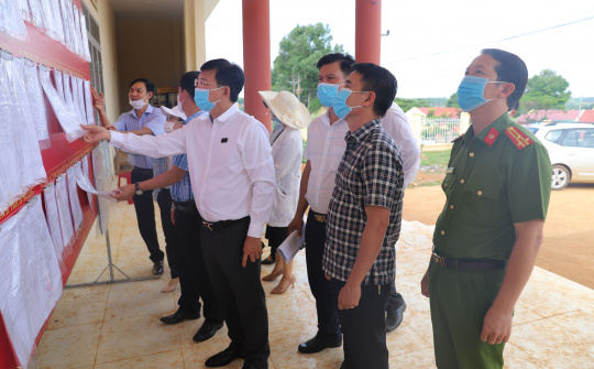 Công an Đắk Nông quyết tâm bảo đảm tuyệt đối an ninh, an toàn cuộc bầu cử