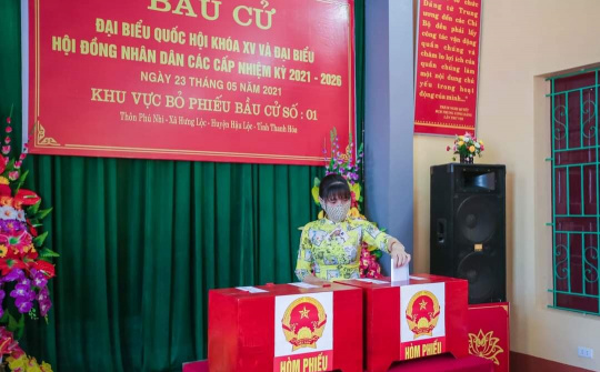 Thanh Hóa: Cử tri hăng hái đi bầu cử ĐBQH và HĐND các cấp