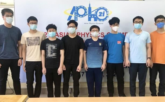 Việt Nam đạt điểm cao nhất Olympic Vật lý Châu Á – Thái Bình Dương