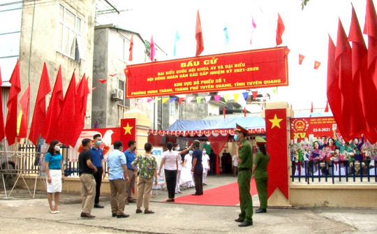Tuyên Quang: Cuộc bầu cử đại biểu Quốc hội và đại biểu HĐND các cấp trên địa bàn tỉnh thành công tốt đẹp