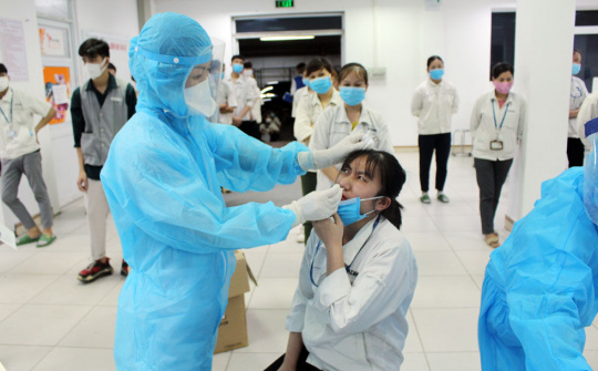 Phú Bình, Thái Nguyên: 155 trường hợp F1 tại KCN Điềm Thuỵ đã được đưa đi cách ly tập trung