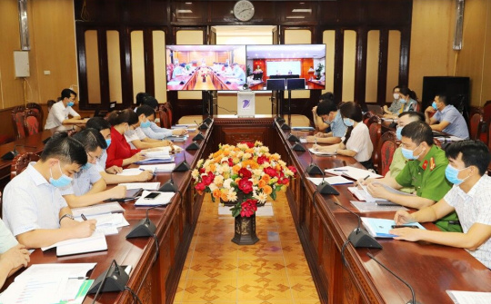 Hội nghị trực tuyến phòng, chống dịch bệnh Viêm da nổi cục trên trâu, bò