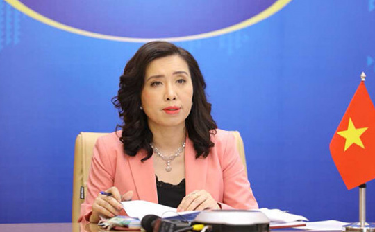 Việt Nam mong muốn các bên nỗ lực đóng góp có trách nhiệm vào vấn đề tôn trọng chủ quyền các quốc gia trên Biển Đông