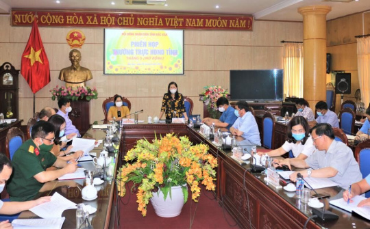 Bắc Kạn: Phiên họp Thường trực HĐND tỉnh tháng 5 (mở rộng)