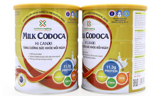 Bổ sung Thực phẩm Milk Codoca Hi Canxi vào khuôn khổ Đề án 818 của Bộ Y tế