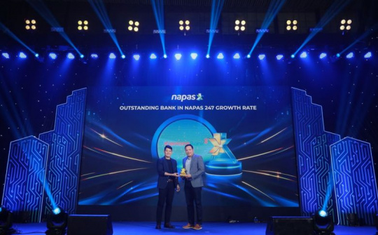 KienlongBank được vinh danh là Ngân hàng dẫn đầu về tốc độ tăng trưởng số lượng giao dịch Napas 247